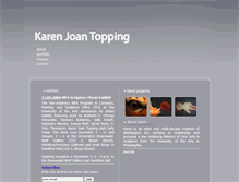 Tablet Screenshot of karenjoantopping.com